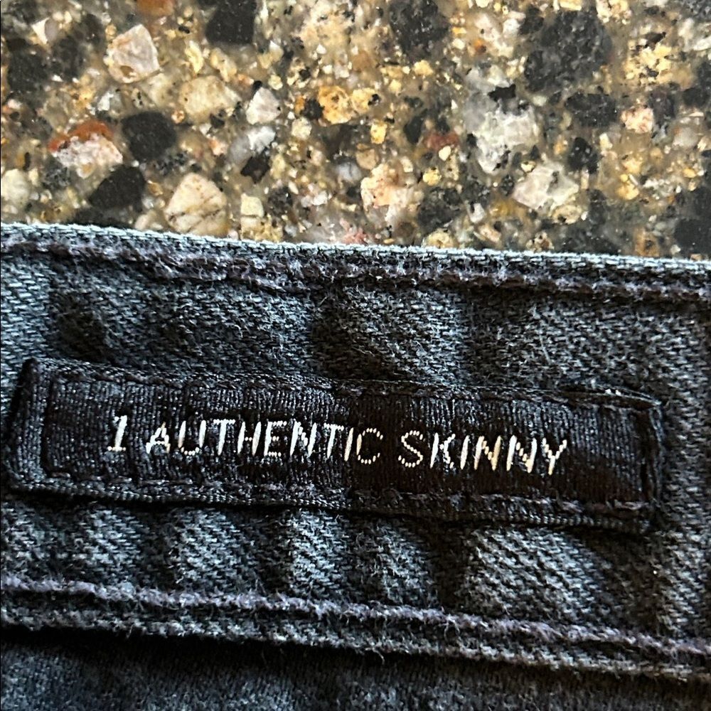 Lucky Brand Men’s Black Authentic Skinny Jeans - Picture 3 of 7